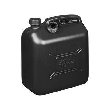 JERRYCAN KUNSTSTOF UN-GEKEURD Zwart 20 Liter (Jerrycans), Verzenden, Nieuw