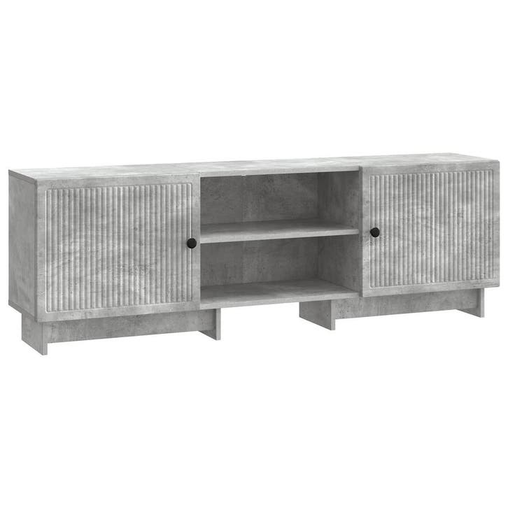 vidaXL TV Kast Beton Grijs 150 x 31 x 50 cm Geconstrueerd, Maison & Meubles, Armoires | Mobilier de télévision, Envoi