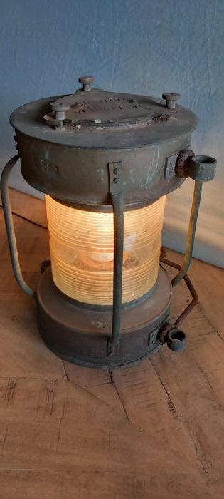 Tavernier Oostende Ships lamp, Masthead lamp (3) - Messing,