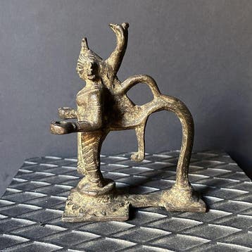 Naga Aarti - Brons - India - 18e–19e eeuw