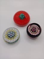 Murano - Millefiori - Presse-papier (3) - Kristal, Antiek en Kunst