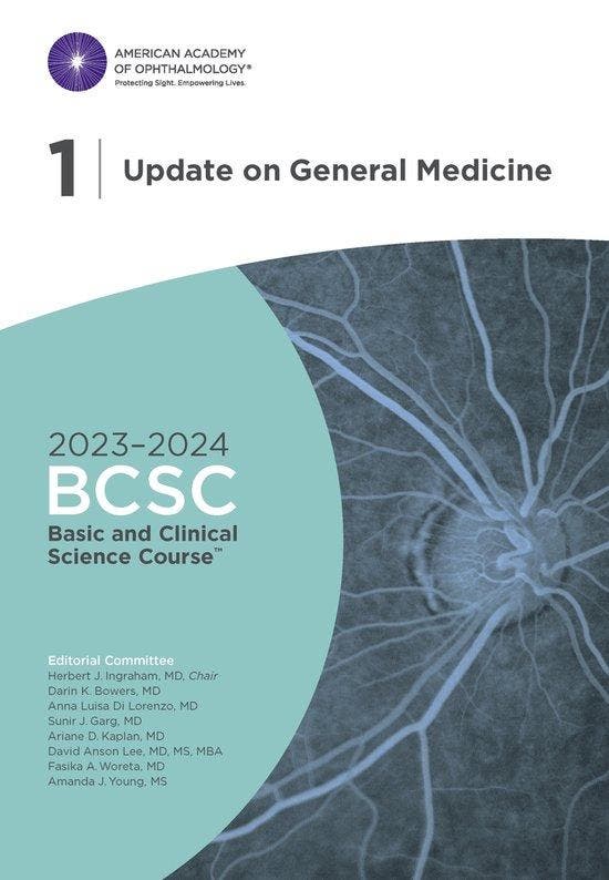 2023-2024 Basic and Clinical Science Course™, Section 1, Livres, Langue | Anglais, Envoi