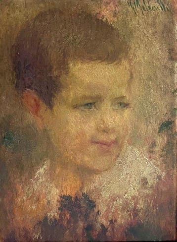 Giuseppe Maldarelli (1885-1958) - Ritratto di Fanciullo