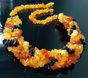 Ambre Collier - Collier rare et unique en ambre balte