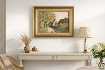 Albert Malet (1905-1986) - Chemin de campagne