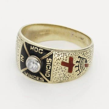 Ring - 14 karaat Geel goud Diamant (Natuurlijk) - Knights, Nieuw
