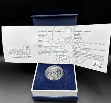 België. 5 Euro 2008 Smurfen Proof (Zonder minimumprijs), Postzegels en Munten