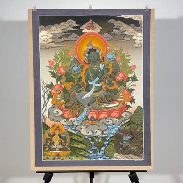 66x49 cm - Painting of Tibetan Tradition - Dharmay Lama -