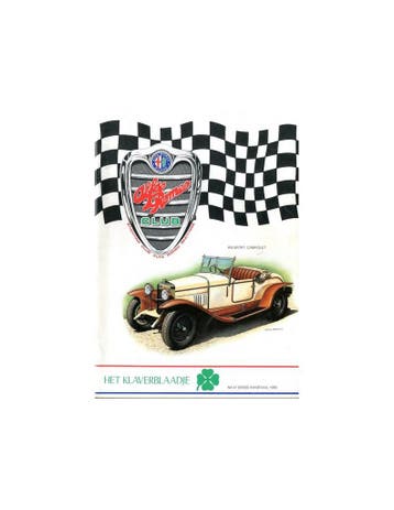 1989 ALFA ROMEO CLUB HET KLAVERBLAADJE 47 NEDERLANDS