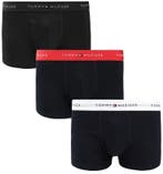 Tommy Hilfiger Boxer Trunk 3-Pack Multicolour maat S Heren, Kleding | Heren, Ondergoed, Verzenden, Blauw, Tommy Hilfiger, Boxer