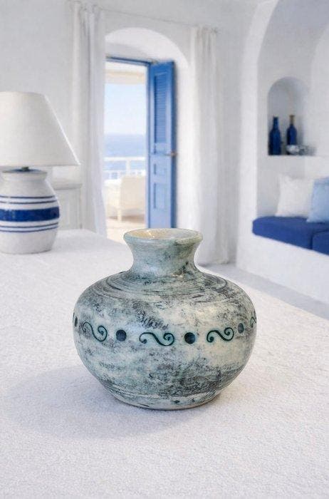 Jacques Blin (1920-1995) - Vaas - Zeldzame vaas van, Antiquités & Art, Antiquités | Verre & Cristal