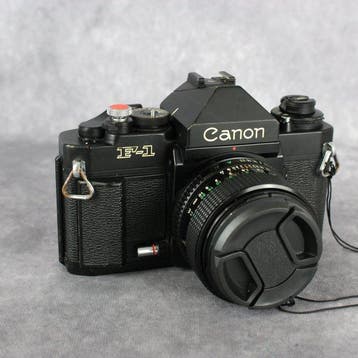 Canon New F1 + FD 1,4 /50mm | Single lens reflex camera, Nieuw