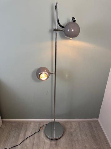 Lampadaire - Lampadaire rétro Space Age avec des boules