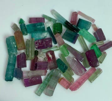 Opgewonden Kwaliteits Turmalijn Door Colour Crystal, Collections, Minéraux & Fossiles