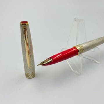 Pilot - Lady Pocket Fountain Pen - 18K 750 Solid Gold Nib, Nieuw