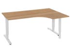 Wit Hoekbureau, Huis en Inrichting, Bureaus, Verzenden, In hoogte verstelbaar, Nieuw