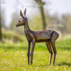 Sculpture dextérieur, Metalen hert - 450 mm - Métal - 2022