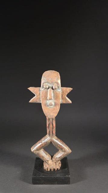 Reliek in hout en metaal - stad - Gabon (Zonder