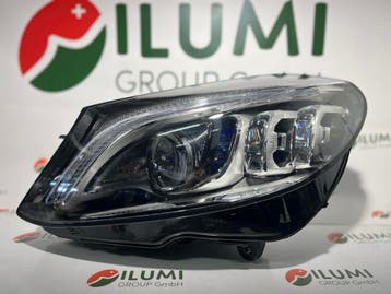 MERCEDES C KLASSE W205 LIFT MULTIBEAM KOPLAMP L A2059068505, Verzenden, Gebruikt, Mercedes-Benz