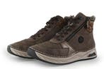 Rieker Veterboots in maat 39 Bruin, Kleding | Dames, Schoenen, Bruin, Verzenden, Overige typen, Zo goed als nieuw