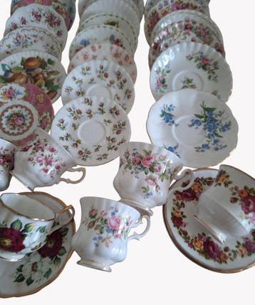 Royal Albert - Tasse et soucoupe (31) - Porcelaine -