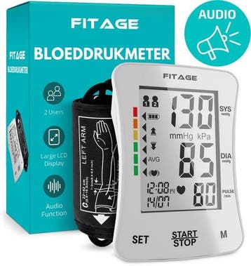 2dekans | FITAGE Medische Bloeddrukmeter Bovenarm -, Diversen, Ophalen of Verzenden, Nieuw