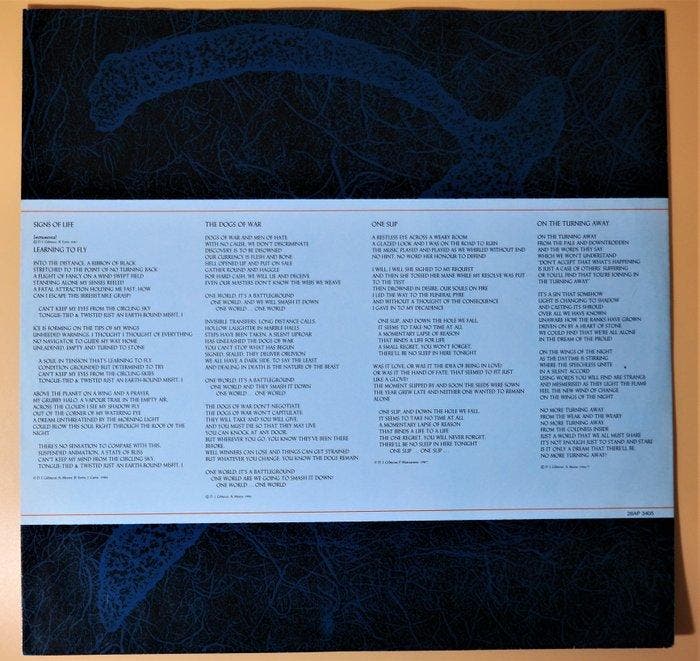 Pink Floyd - A Momentary Lapse Of Reason / Japanese First, CD & DVD, Vinyles Singles