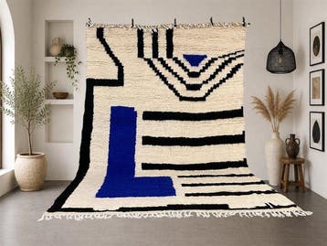 Berber, Grand tapis Beni Ouarain – Fabrication artisanale -, Huis en Inrichting, Stoffering | Tapijten en Vloerkleden, Nieuw
