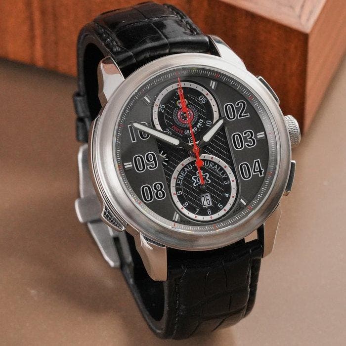 Lebeau-Courally - Le Baron Chronograph Zoute Grand Prix -, Handtassen en Accessoires, Horloges | Heren
