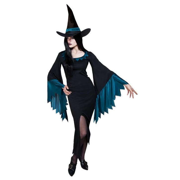 Halloween Heks Kostuum Lichtblauw M, Vêtements | Femmes, Costumes de carnaval & Vêtements de fête, Envoi