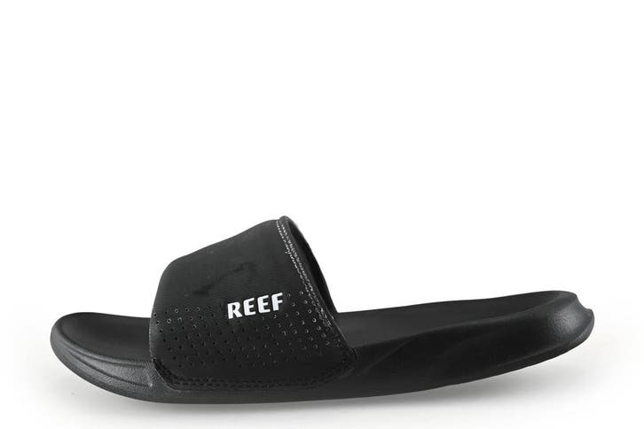 Reef Slippers in maat 39 Zwart, Kleding | Heren, Schoenen, Zwart, Zo goed als nieuw, Slippers, Verzenden