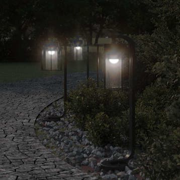 vidaXL Vloerlamp voor buiten 3 st 60 cm roestvrij staal, Verzenden, Nieuw
