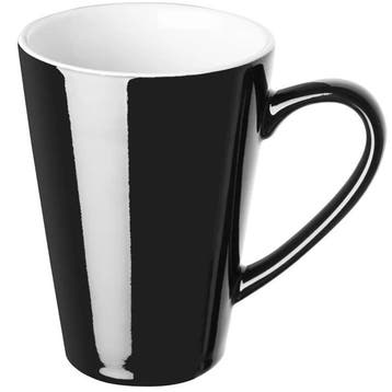 Mokken | CAFÉ | Keramiek | Zwart | 34cl | 12 Stuks |, Verzenden, Nieuw in verpakking