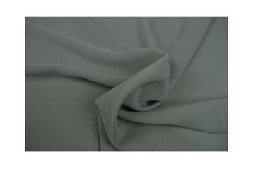 15 meter chiffon stof - zilvergrijs, Verzenden, 120 cm of meer, Polyester, Grijs
