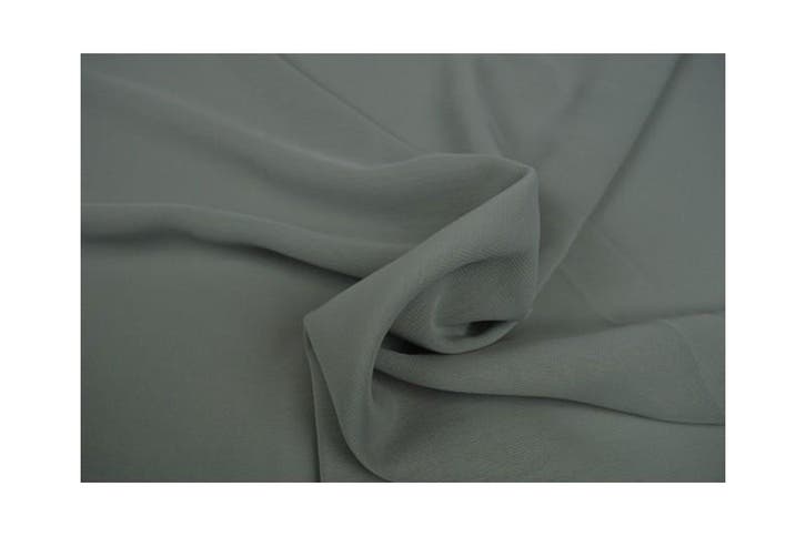 15 meter chiffon stof - zilvergrijs, Hobby & Loisirs créatifs, Tissus & Chiffons, Envoi