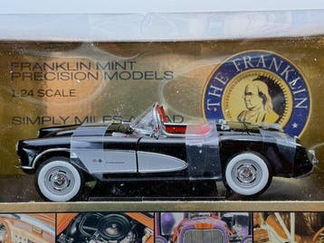 Franklin Mint 1:24 - Modelauto - 1957 Chevrolet Corvette -