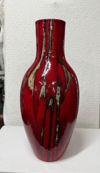 Ivo Sassi (1937-2020) - Vaas - H. 50 cm - Keramiek, Antiquités & Art, Antiquités | Verre & Cristal