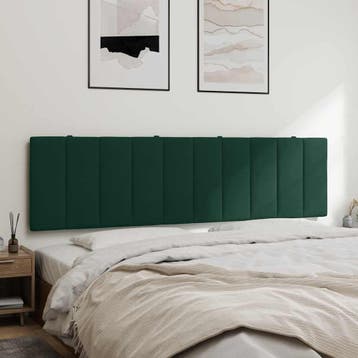 Tete de lit Hanko 180cm velours vert - Seconde chance, Verzenden, 180 cm, Klassiek