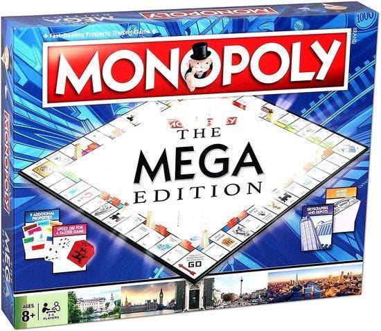 SHOWMODEL Monopoly Mega editie - ultra uitgebreide editie..., Kinderen en Baby's, Speelgoed | Kinderpuzzels, Nieuw, Verzenden
