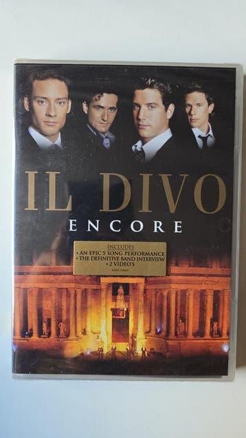 IL DIVO ENCORE (IN SEAL) (DVD), CD & DVD