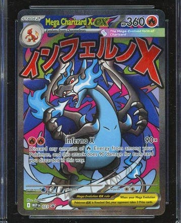 Pokémon - 1 Graded card - Charizard 23 Blackstar promo Holo,, Nieuw