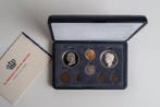 Nederland. Wilhelmina. Complete set met gouden tientje