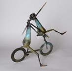 Dariusz Zielinski - Couple on a bike (55cm bronze)
