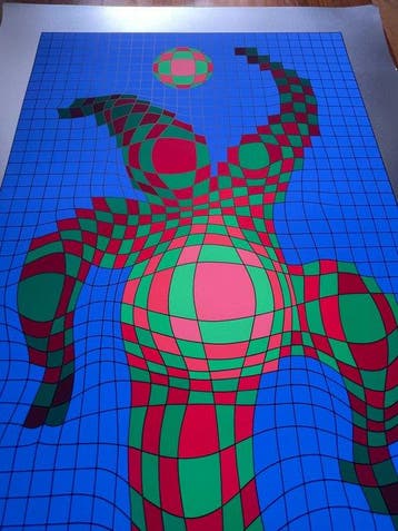 Victor Vasarely (1906-1997) - Arlequín