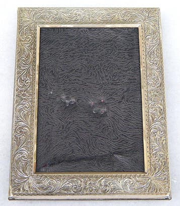 Elegant Vintage Silver Picture Frame (800) – Florence, Italy