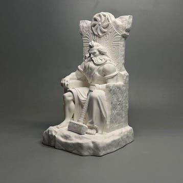 sculptuur, Hephaestus - 22 cm - Albast