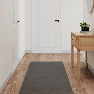 vidaXL Tapijtloper 60x180 cm antracietkleurig, Huis en Inrichting, Verzenden, Nieuw