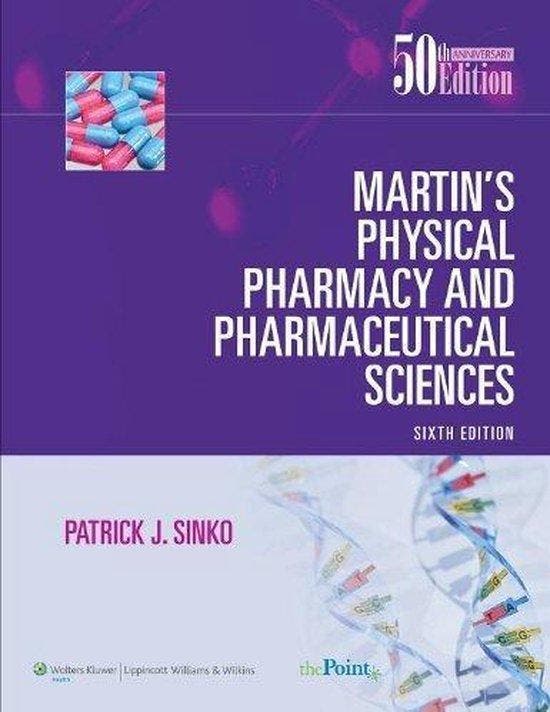 Martins Physical Pharmacy and Pharmaceutical Sciences,, Livres, Langue | Anglais, Envoi