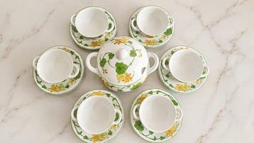 Villeroy & Boch - 6 Bols, 6 Soucoupes et 1 Soupière, luxe -