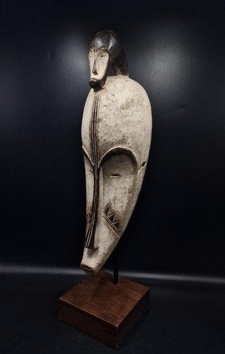 BUITENGEWONE NGIL MASKER - Giftand - Gabon (Zonder, Antiek en Kunst, Kunst | Niet-Westerse kunst